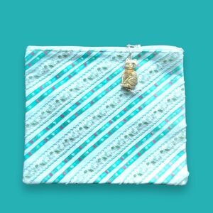 XL Makeup Bag Storage Pouch Cosmetic Tote Lingerie Bag Zippered Travel Bag NWT